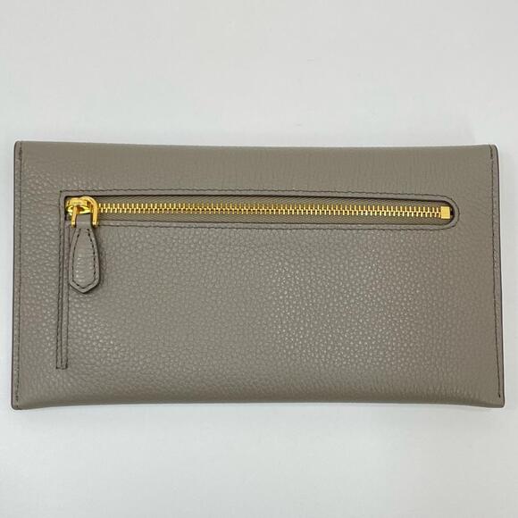 Prada Envelope Bi fold Long Wallet Gray - Picture 2 of 13
